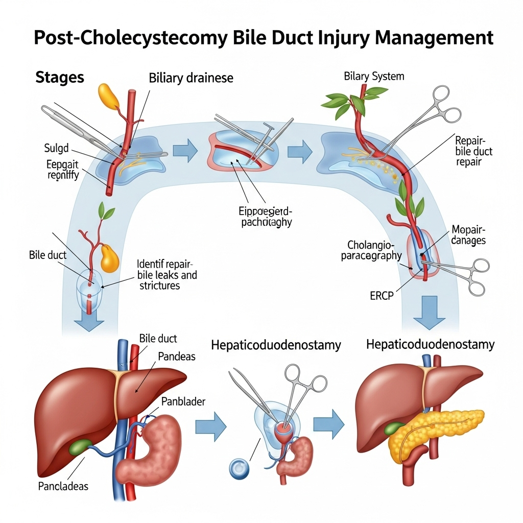 Post-Cholecystectomy Bile Duct Injury Management